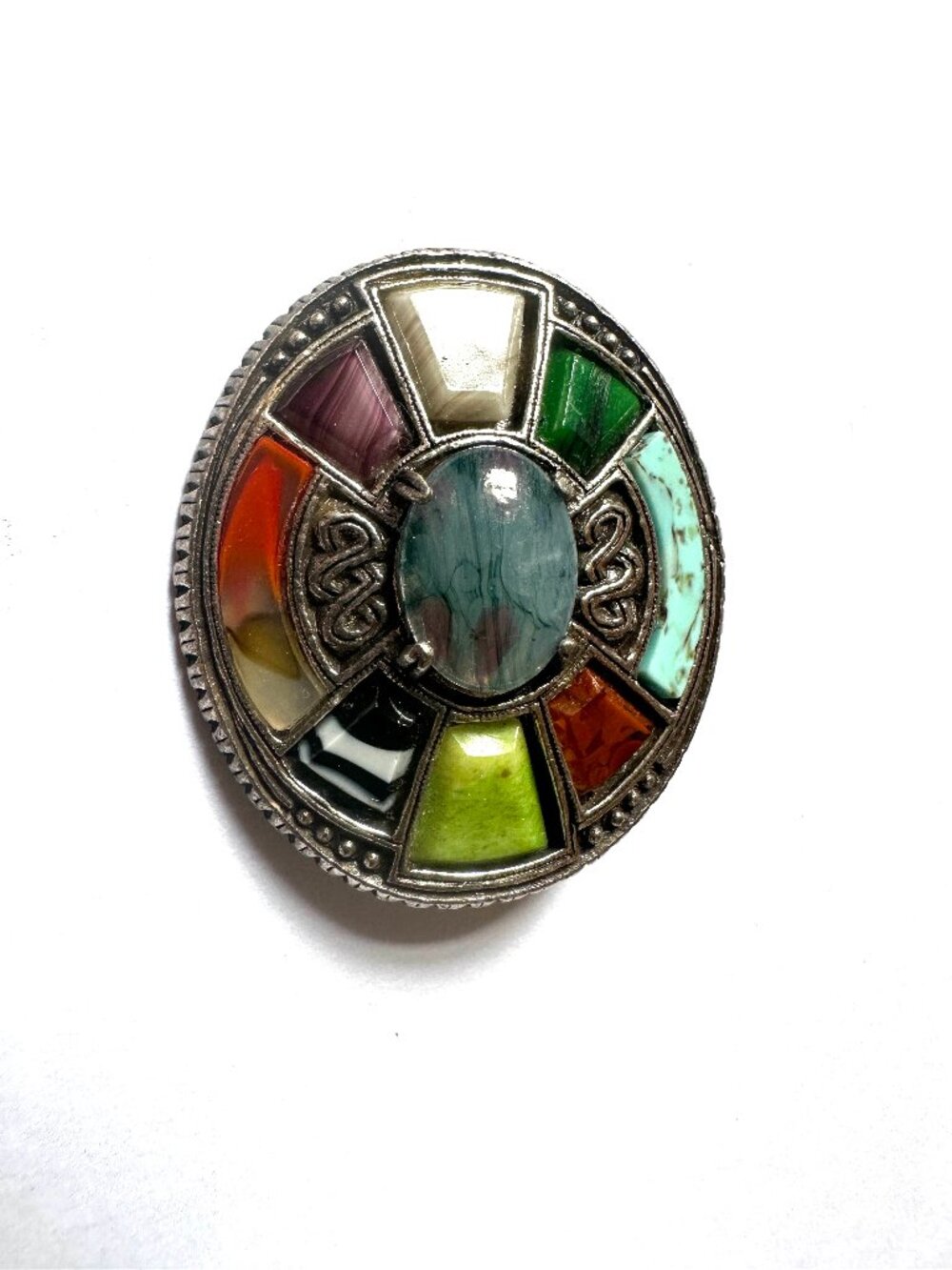 Vintage signed Miracle Brooch